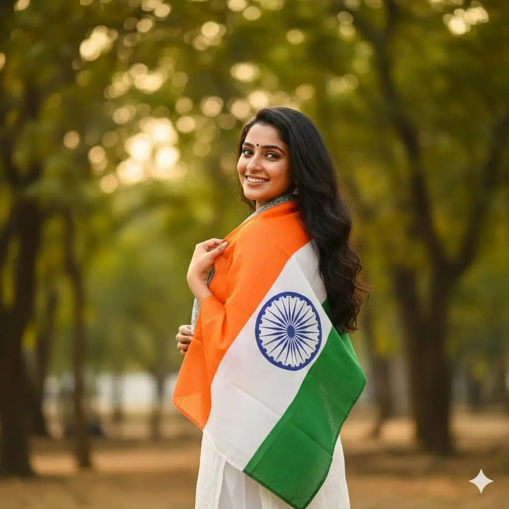 Republic Day Special Prompt for Girls - Republic Day 2026 prompt - Republic Day image prompt for Women