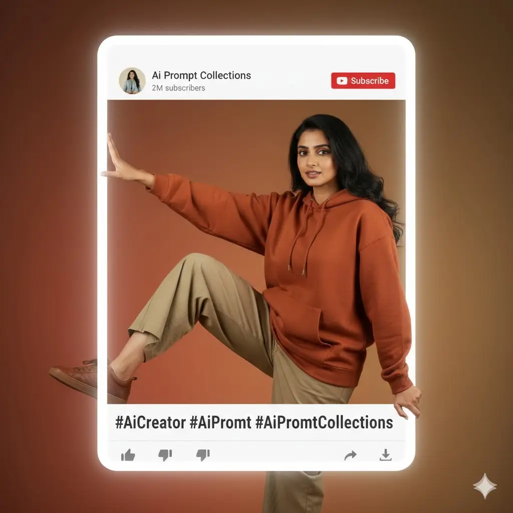 YouTube thumbnail frame prompt for Girls- YouTube thumbnail frame prompt for Women - Creative prompt for Girls