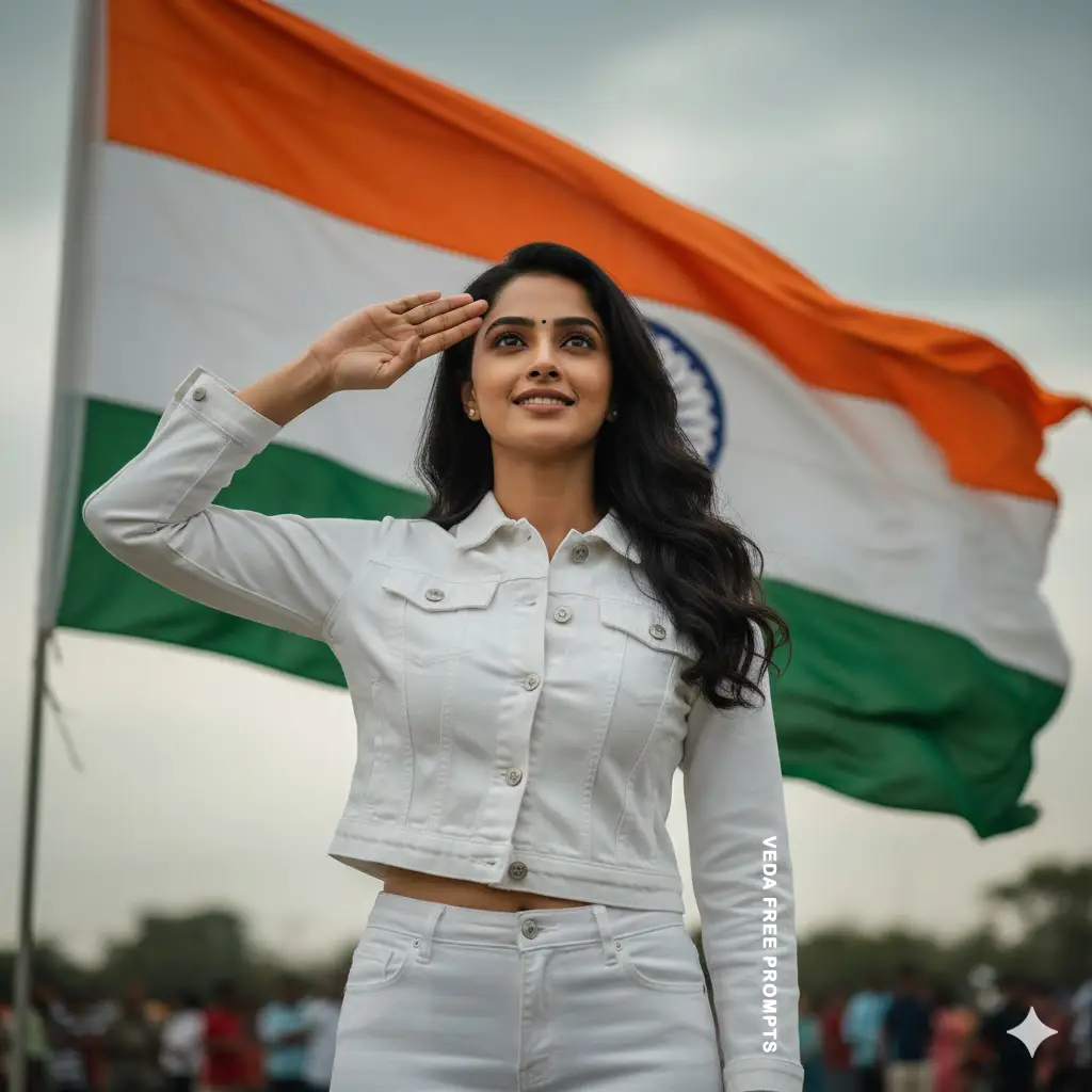 India Republic Day 2026 prompt for Girls - Republic Day 2026 prompt - Republic Day image prompt for Women