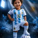 Argentina Messi Jersey Prompt For Kids - Football Jersey for Kids