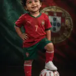 Portugal Cristiano Ronaldo Jersey Prompt for Kids - Football Prompt for Kids