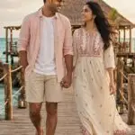 A Romantic couple in Beach Side AI Prompt